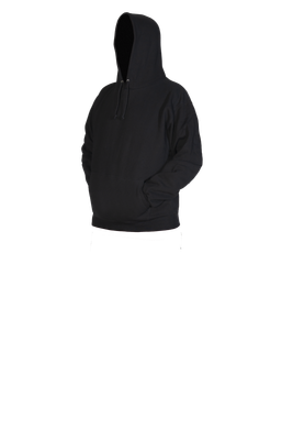 Black FR Pull Over Hoodie | Detachable Hood | Protecting U