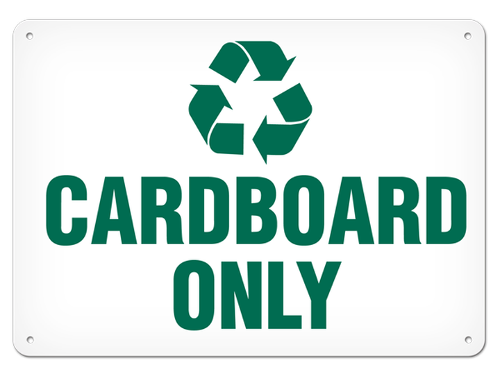 OSHA Safety Sign | Recycle Cardboard  | INCOM SS5041V, SS5041A, SS5041P, SC5041V, SC5041A, SC5041P,…