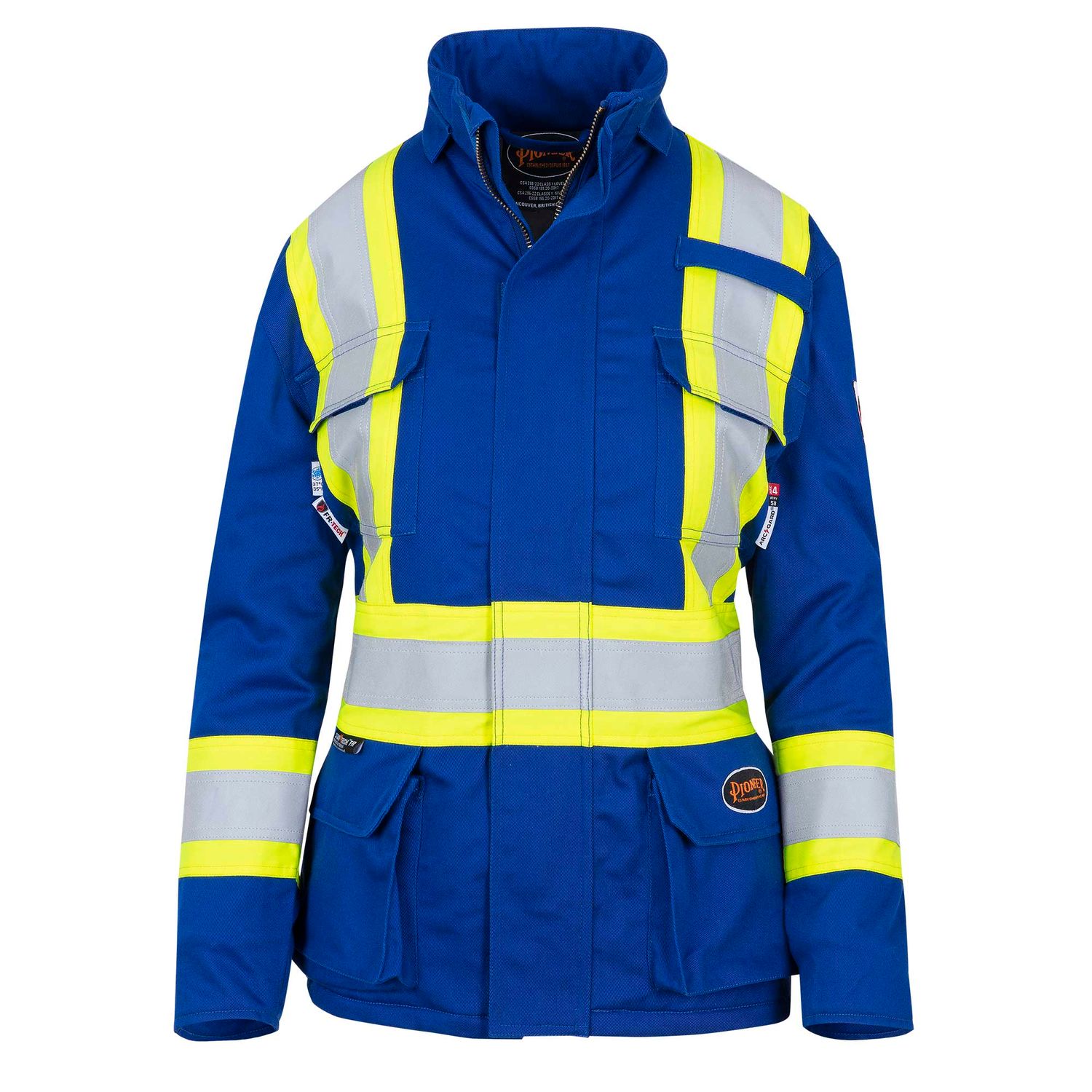 Women's FR-Tech Hi-Vis FR/ARC-Rated Quilted Safety Parka | Pioneer 5523W/5533W Pioneer