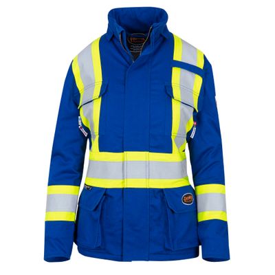 Women's FR-Tech Hi-Vis FR/ARC-Rated Quilted Safety Parka | Pioneer 5523W/5533W Pioneer