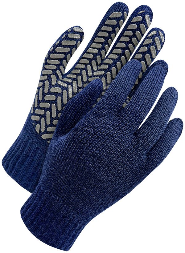 Merino Wool Blue w/ Grey Palm Grip | Pack of 12