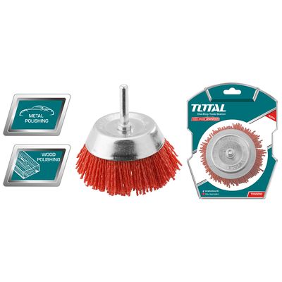 Nylon Cup Brush With Shank TAC33025/TAC33035 Total Tools Canada