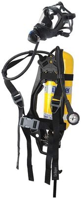 PAS Lite Niosh LP Backplate With cylinder/Mask/Case 4046193 Draeger