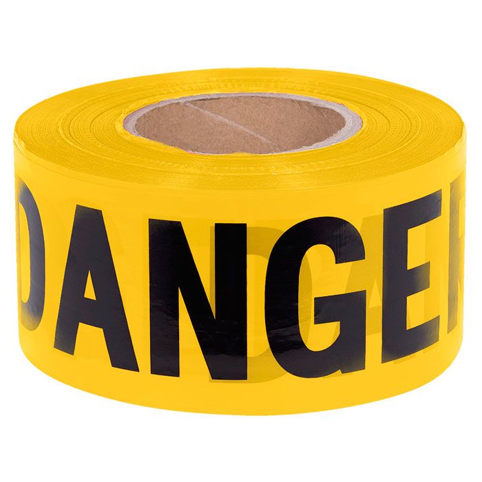 "Danger" Warning Barricade Tape | 1,000 Ft | Pioneer 384/389 Pioneer