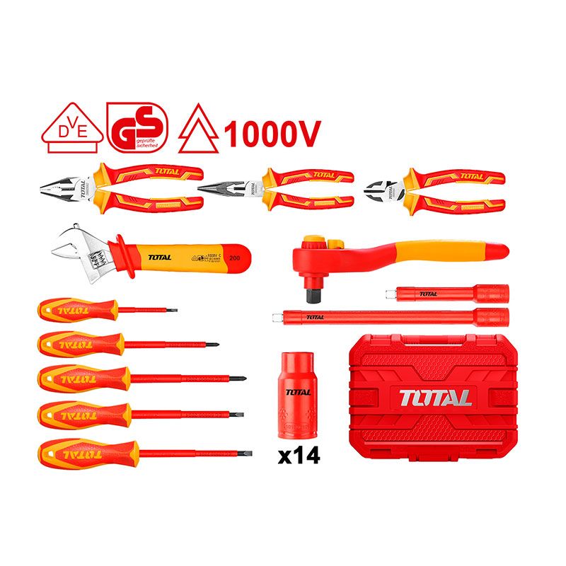 26PCS Insulated Hand Tools Set (VDE Certified) THKITH2601 Total Tools Canada