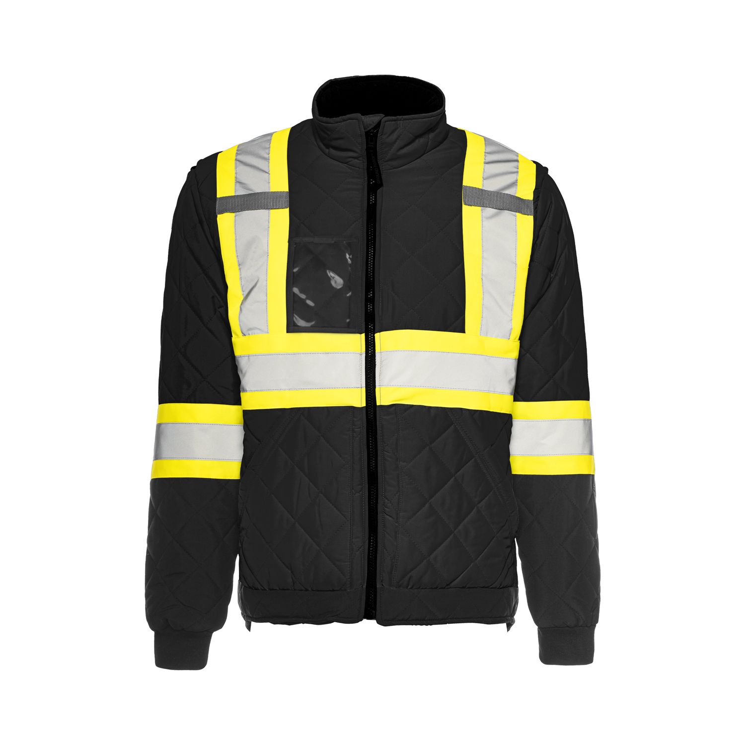 Premium Hi Vis Quilted Jacket | Ground Force TJ1 Ground Force