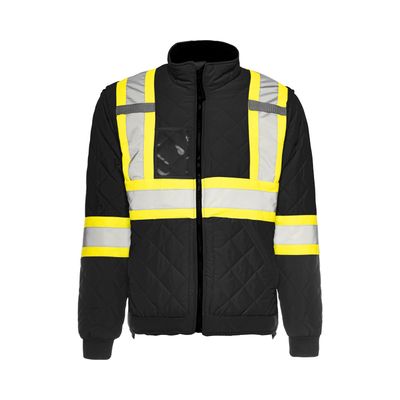 Premium Hi Vis Quilted Jacket | Ground Force TJ1 Ground Force