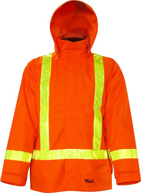 Hi-Vis Journeyman Trilobal Rain Jacket  | Viking 3010J + 3010H   Safety Supplies Canada