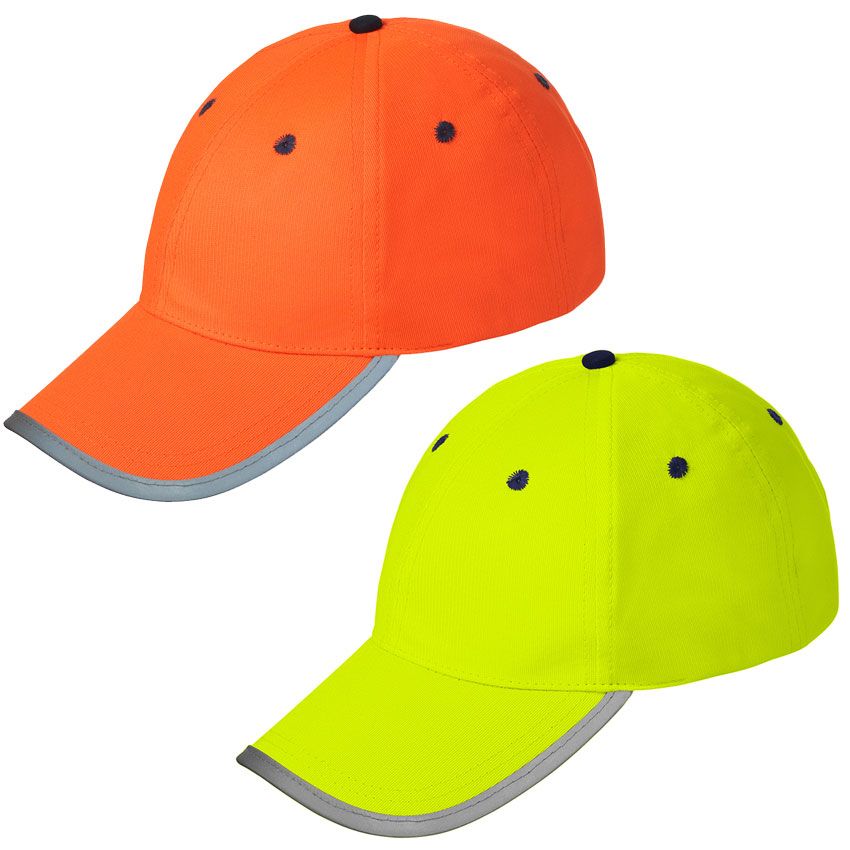 Hi-Vis Reflective Safety Ball Cap - Breathable | Pack/6 | Pioneer 147/148 Pioneer