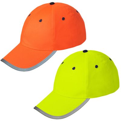 Hi-Vis Reflective Safety Ball Cap - Breathable | Pack/6 | Pioneer 147/148 Pioneer