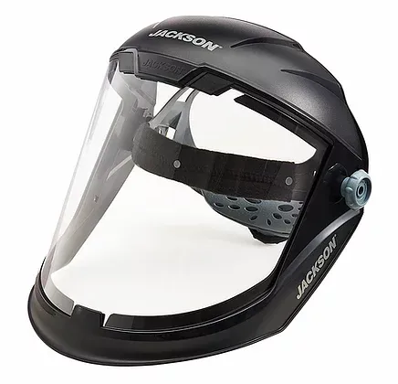 MAXVIEW Clear PC Face Shield | Jackson Safety 14200/14201   Safety Supplies Canada