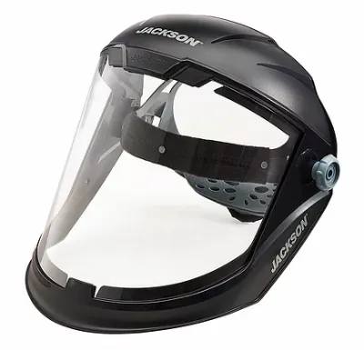 MAXVIEW Clear PC Face Shield | Jackson Safety 14200/14201   Safety Supplies Canada