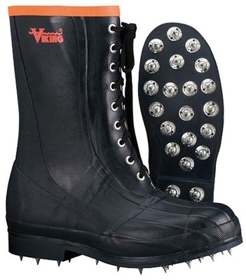 Lace-Up?Spiked Forester?Safety Boot?| Ultra Flexible |?Viking VW56   Safety Supplies Canada