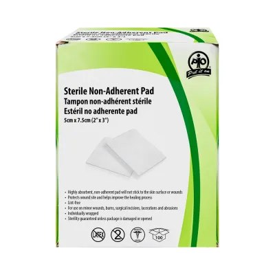 Non-Adherent Pads - 100/Box F1045760/F1046760 WASIP