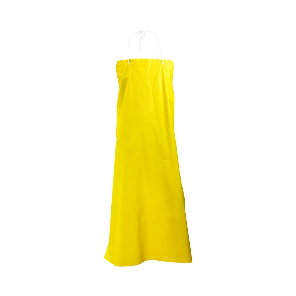 Yellow PVC/Polyester Apron - 36 x 48" 440060 WASIP