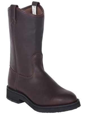 Men?s BRAHMA? Spongy Ropers with Vibram Longhaul soles - 12" Bark Stormy Insulated