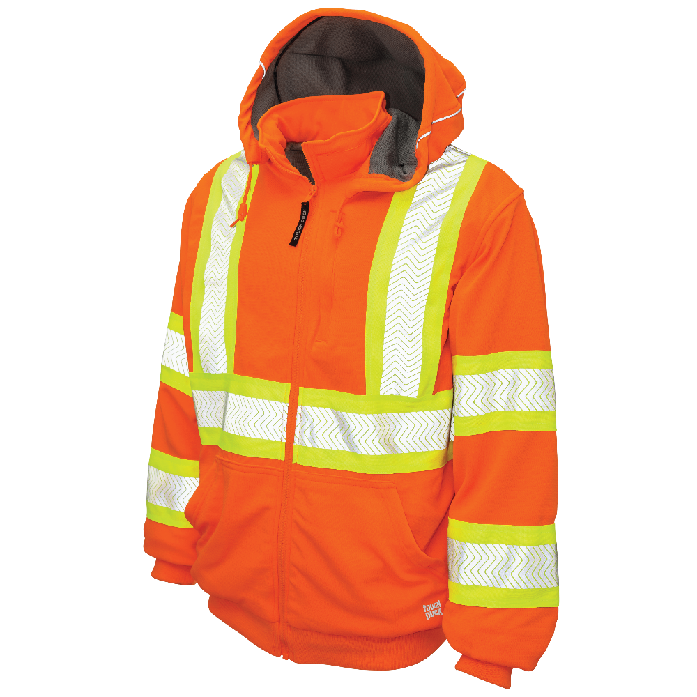Fleece Thermal-Lined Safety Hoodie
