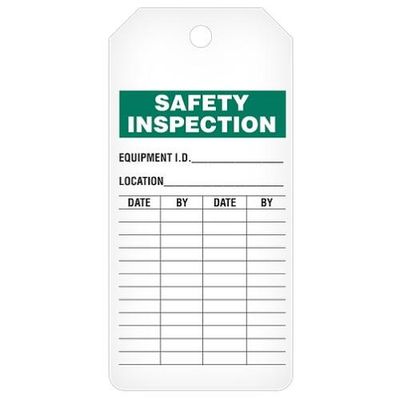 Inspection Tag Roll - "Safety Inspection"