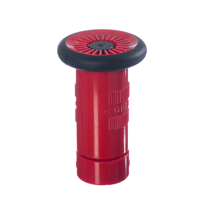 High Impact PolyCarbonate 1" Fog/Stream/Shut-off Nozzle - NPSH 10IPT RS Steel