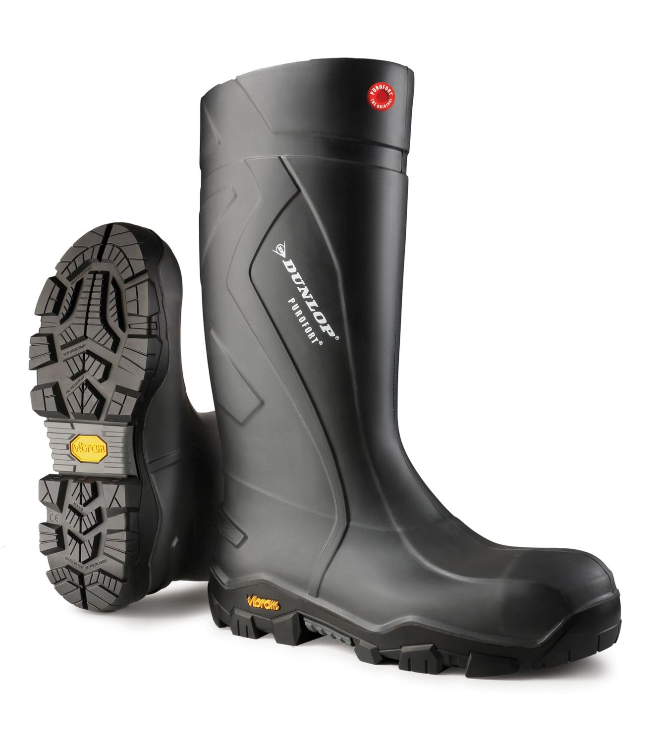 Purofort+ Expander Full Safety Charcoal Waterproof PU Work Boots D002A33-11 Dunlop