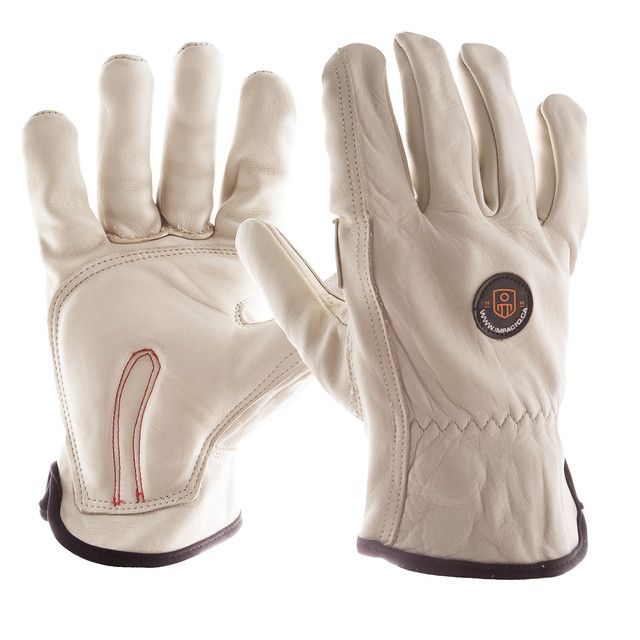 IMPACTO Leather Anti-Impact Carpal Tunnel Glove - Cowhide Leather, Full Finger ST5010 Impacto