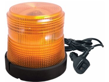 Amber Low Profile Select LED Beacon Magnetic Mount - Lens: Amber - Y Base 20740 SWS