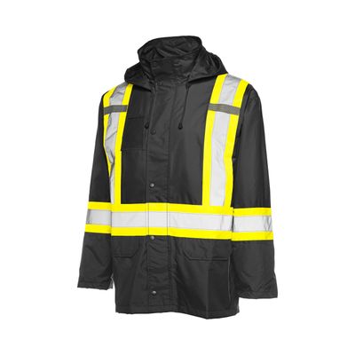 Hi Vis Rain Jacket | Ground Force