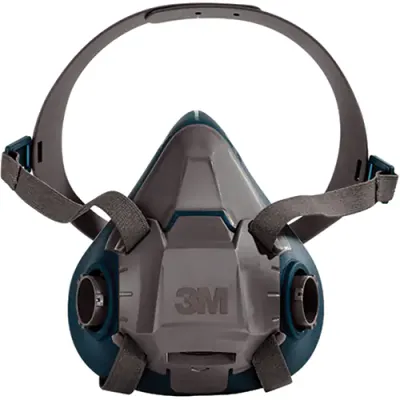 6500 Series Half Facepiece Silicone Respirator, 49487 | 3M 6501/6502/6503 3M