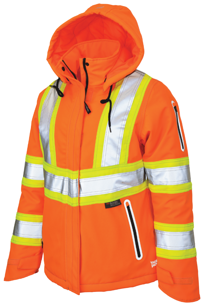 Women's Insulated Tough Flex Safety Jacket SJ41 Tough Duck/Work King