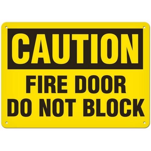 OSHA Safety Sign | Caution Fire Door  | INCOM SS2030 INCOM