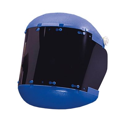 Sellstrom Dual Crown Face Shield with Ratcheting Headgear - Shade 5 IR -Uncoated S38150   Safety Su?
