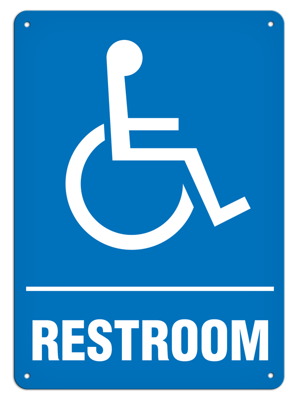 OSHA Safety Sign | Accessible Restroom  | INCOM SS5061 INCOM