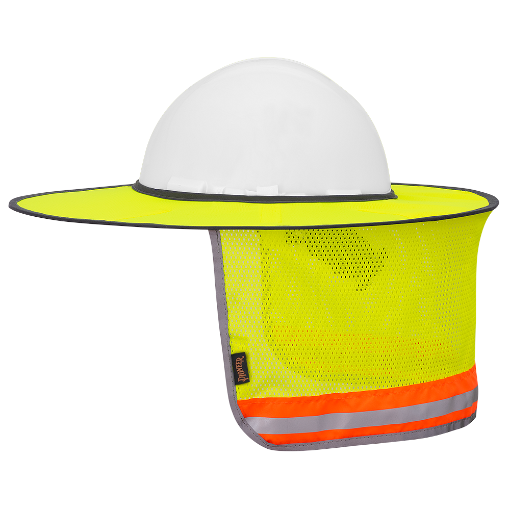 Hard Hat Foldable Sun Shade - Yelow 263-O/S   Safety Supplies Canada
