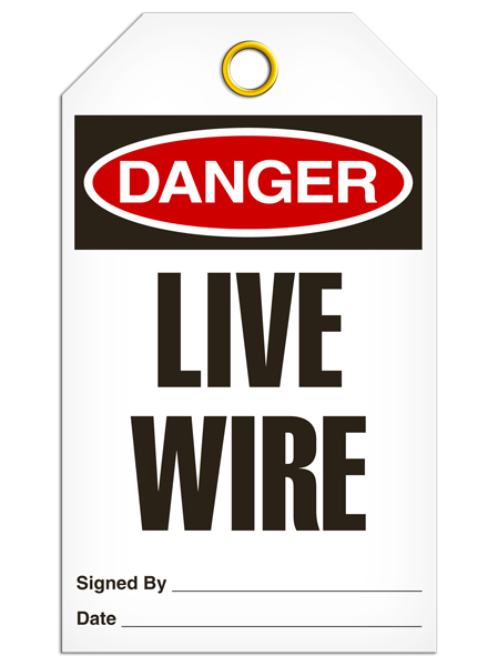 Danger - Live Wire | Pack /25 | INCOM