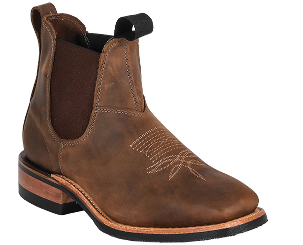 Men?s Canada West? Romeos - 6" Dirty Brown Crazy Horse