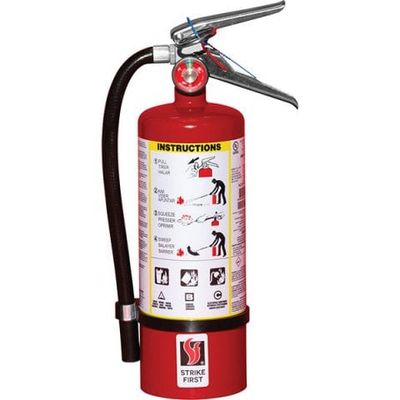 Steel Dry Chemical ABC Fire Extinguisher | 5 lb | StrikeFirst ABC-050VWD Strike First