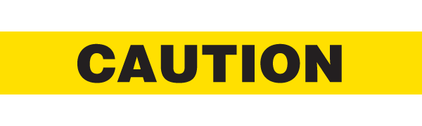 CAUTION Heavy Duty Barricade Tape BT3058 INCOM