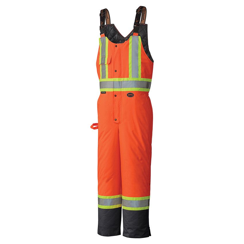 Hi-Vis Waterproof Quilted Safety Bib Pant  | Pioneer 5040BB/5041BB/5042   Safety Supplies Canada