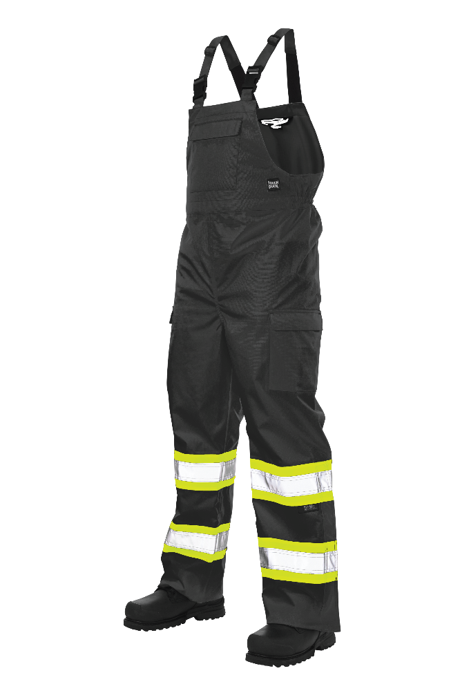 Ripstop Unlined Safety Rain Bib Overall