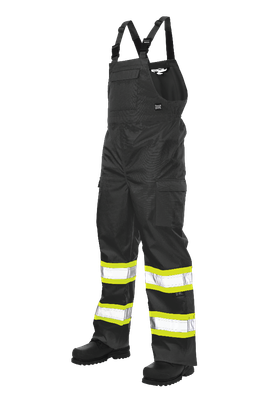 Ripstop Unlined Safety Rain Bib Overall
