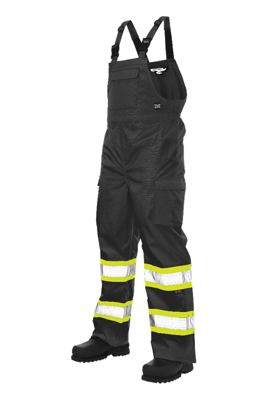 Ripstop Unlined Safety Rain Bib Overall SB04 Tough Duck/Work King