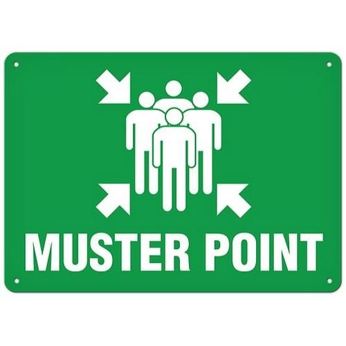 OSHA Safety Sign | Muster Point  | INCOM SS5052 INCOM