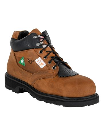 Men?s Canada West? Lace Work Boots - 6" Copper Crazy Horse ST/PRI/ESR