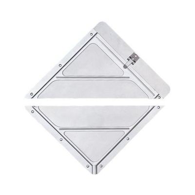 White Plain Placard Holder - Split - Painted White PH225W INCOM