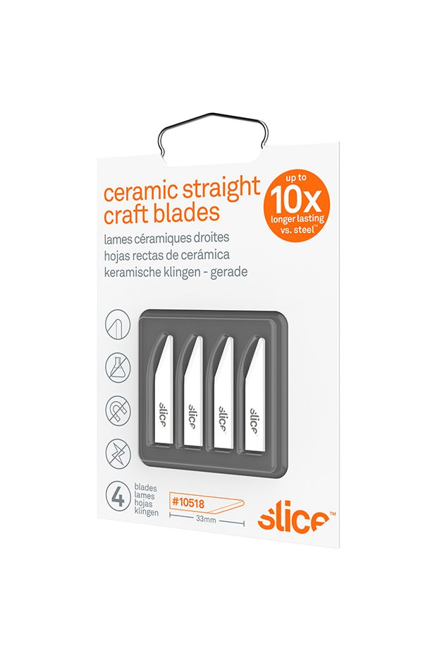 Slice? Straight Edge Rounded Tip Ceramic Blade Replacements ? Compatible With #2110548, #2110589, #?