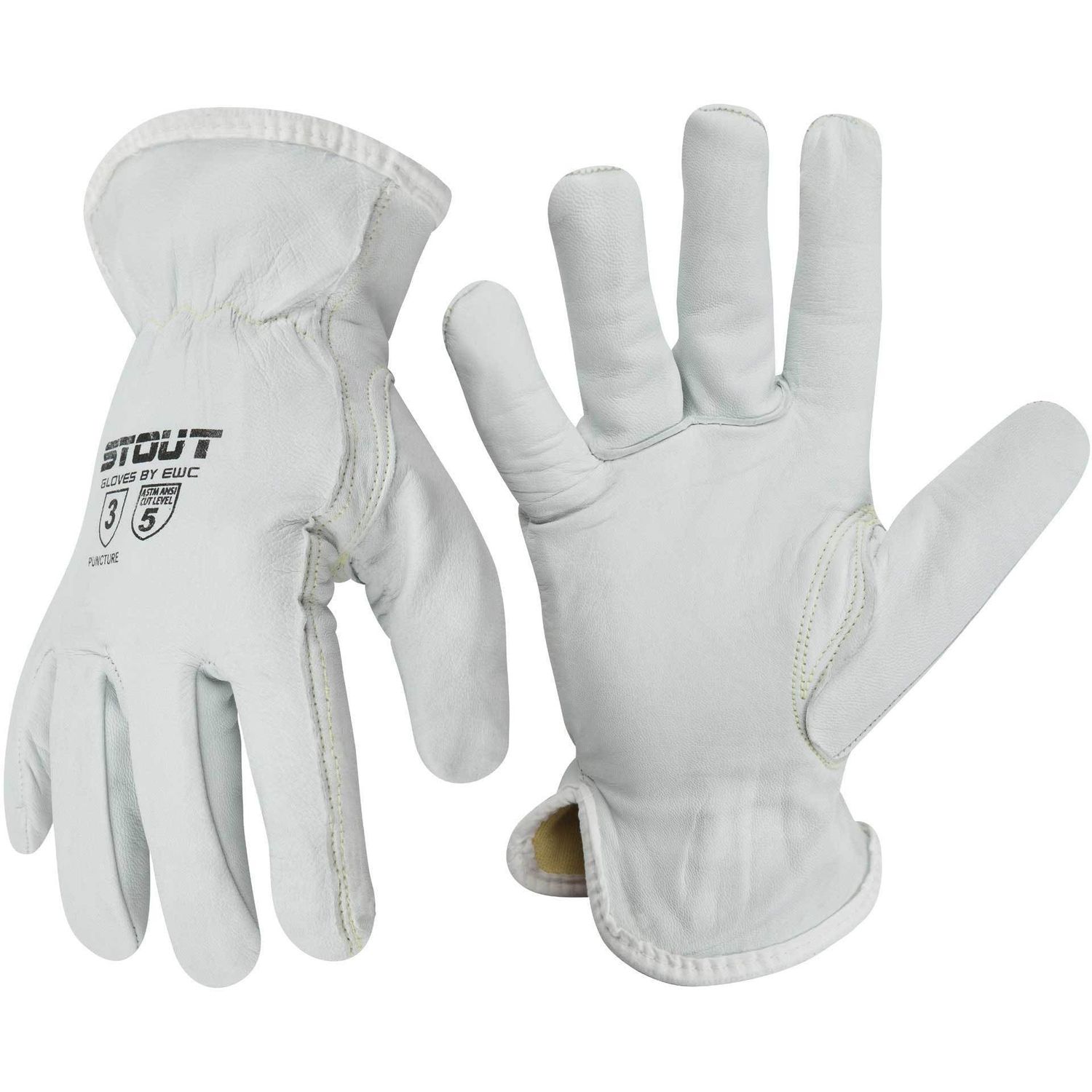 Utility Series The Cattleman Premium Grain Goatskin Gloves | Cut Level A5 WNTO-0917 Stout Gloves