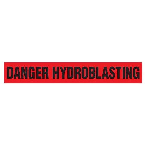 DANGER HYDROBLASTING Dispenser Boxed Barricade Tape BT1070DB INCOM