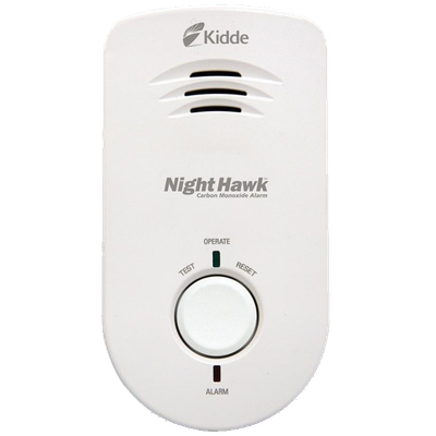 Plug-in CO Alarm w/Battery Backup 900-0235 RS Steel