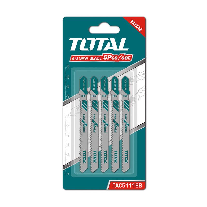 5PCS Jig Saw Blade For Metal TAC51118B Total Tools Canada