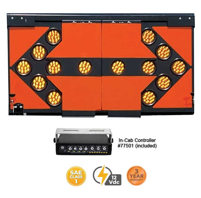 Fully Automated Tc-12 Arrow Board For Rack Mount